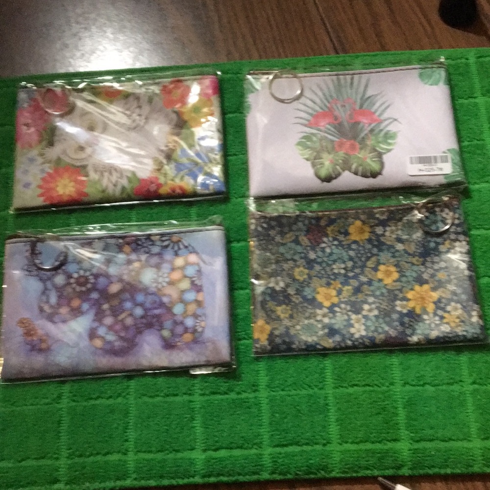 Small makeup bags.